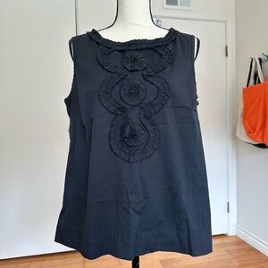 Black Alfani Sleeveless Blouse Size 12